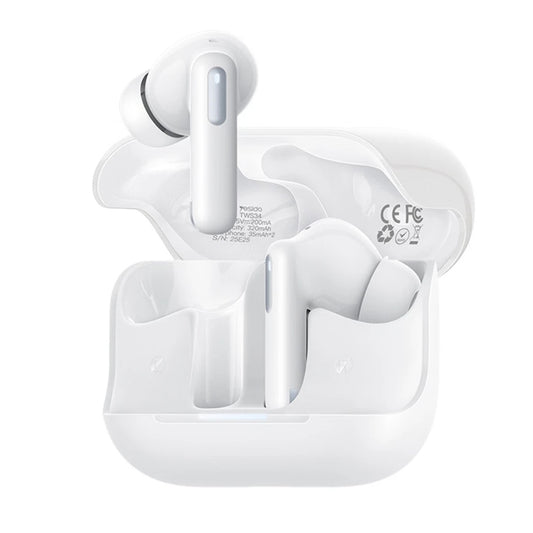 Handsfree Bluetooth Yesido TWS34, TWS, ANC, Hvid
