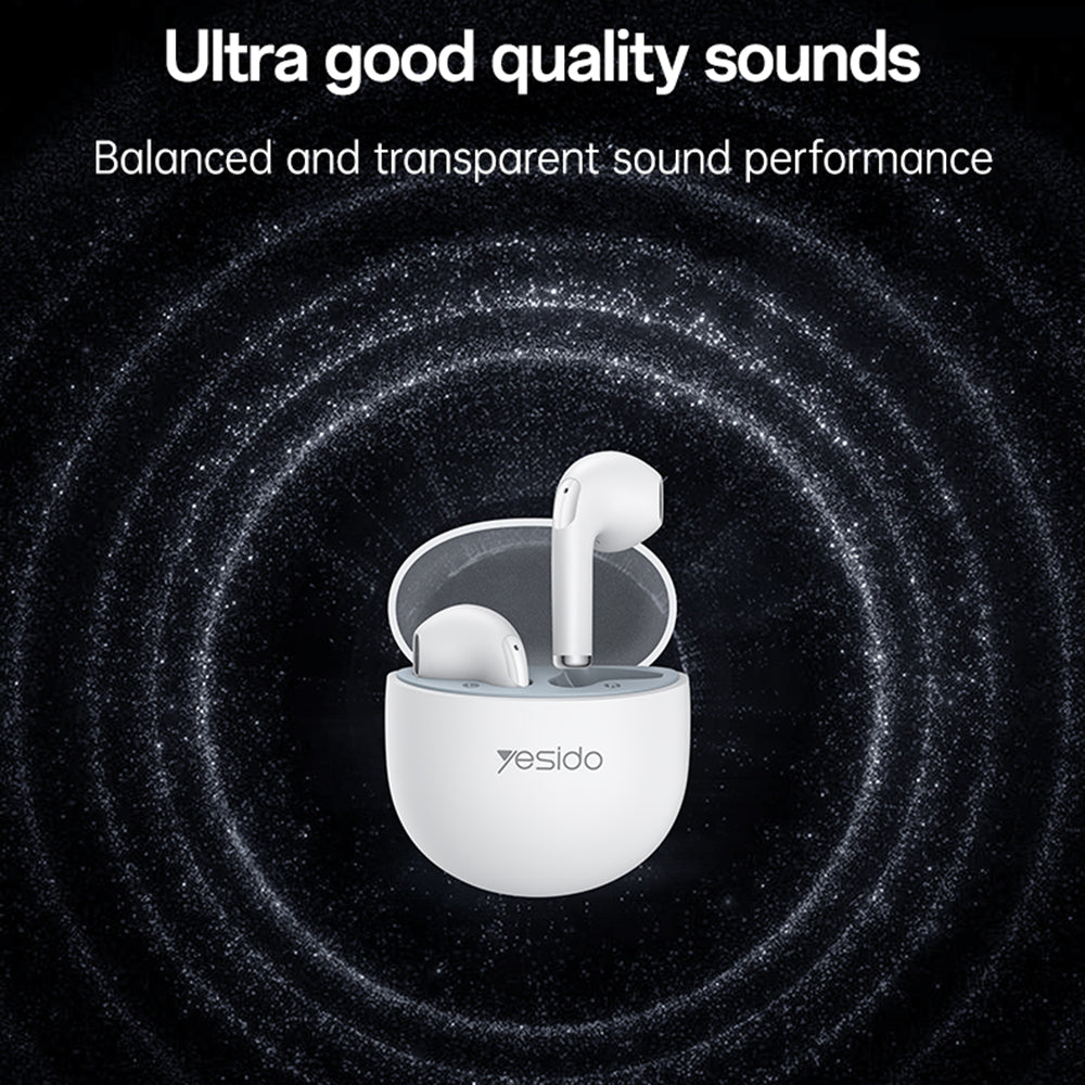 Handsfree Bluetooth Yesido TWS35, TWS, Hvid