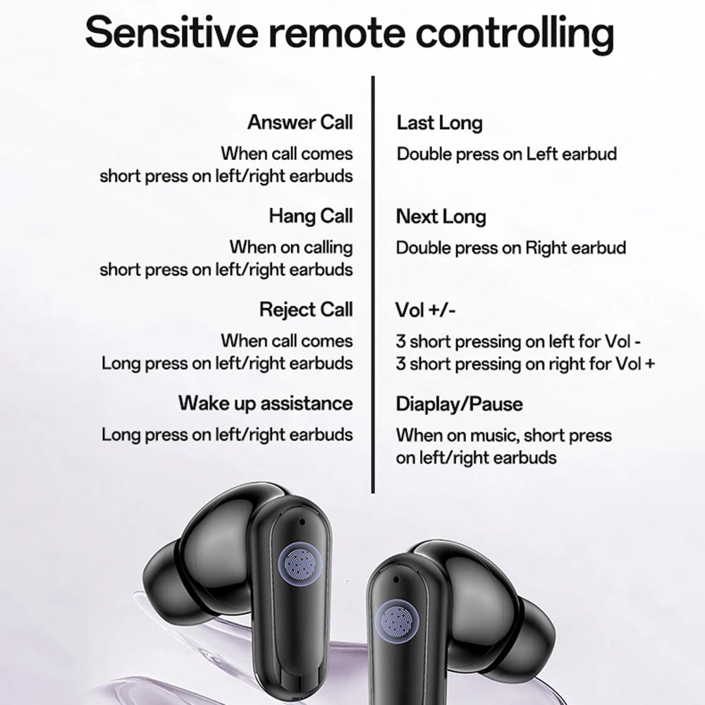 Handsfree Bluetooth Yesido TWS38, TWS, Sort