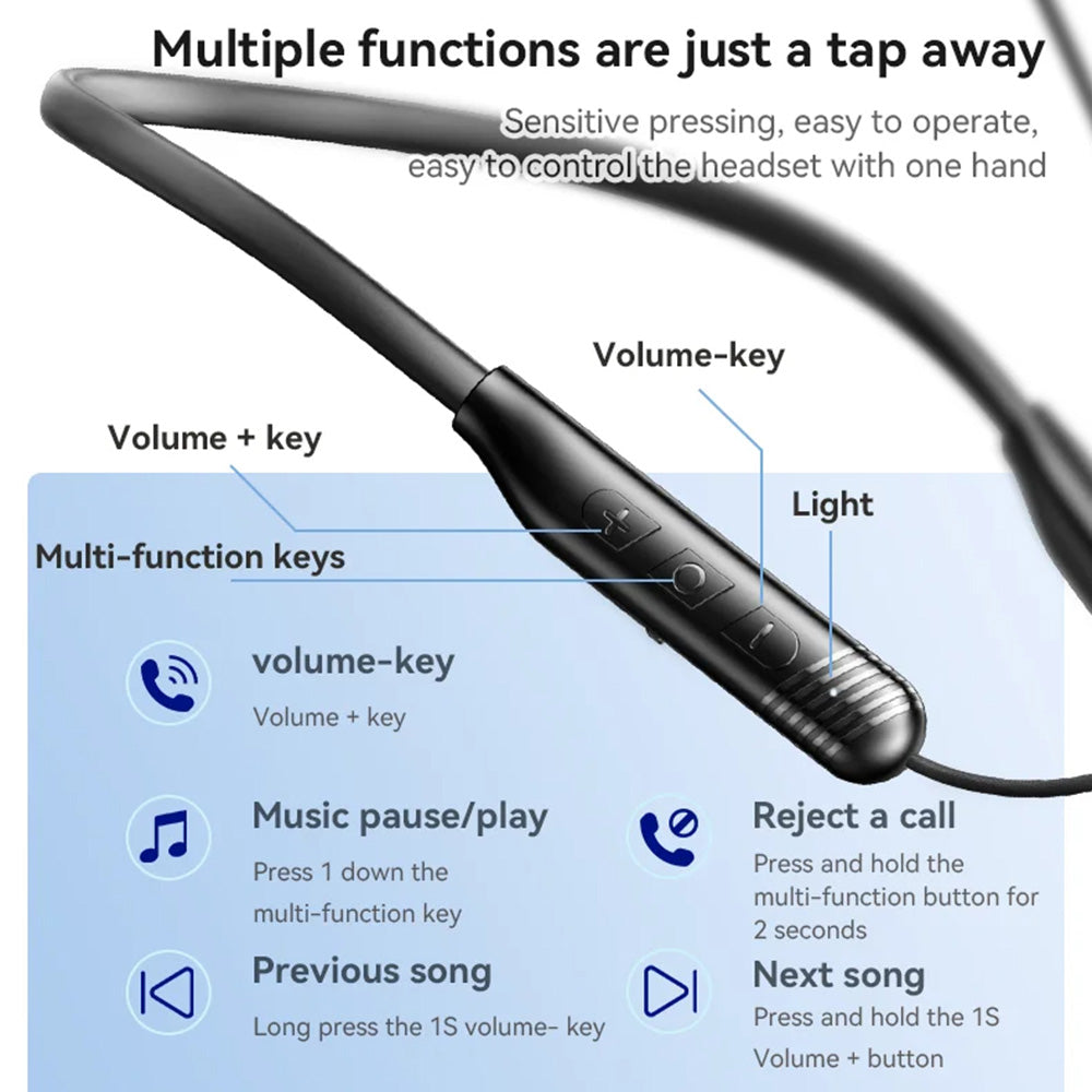 Handsfree Bluetooth Yesido YSP20, A2DP, Sort