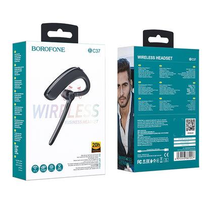 Handsfree Bluetooth Borofone BC37 Imperor, A2DP, Sort
