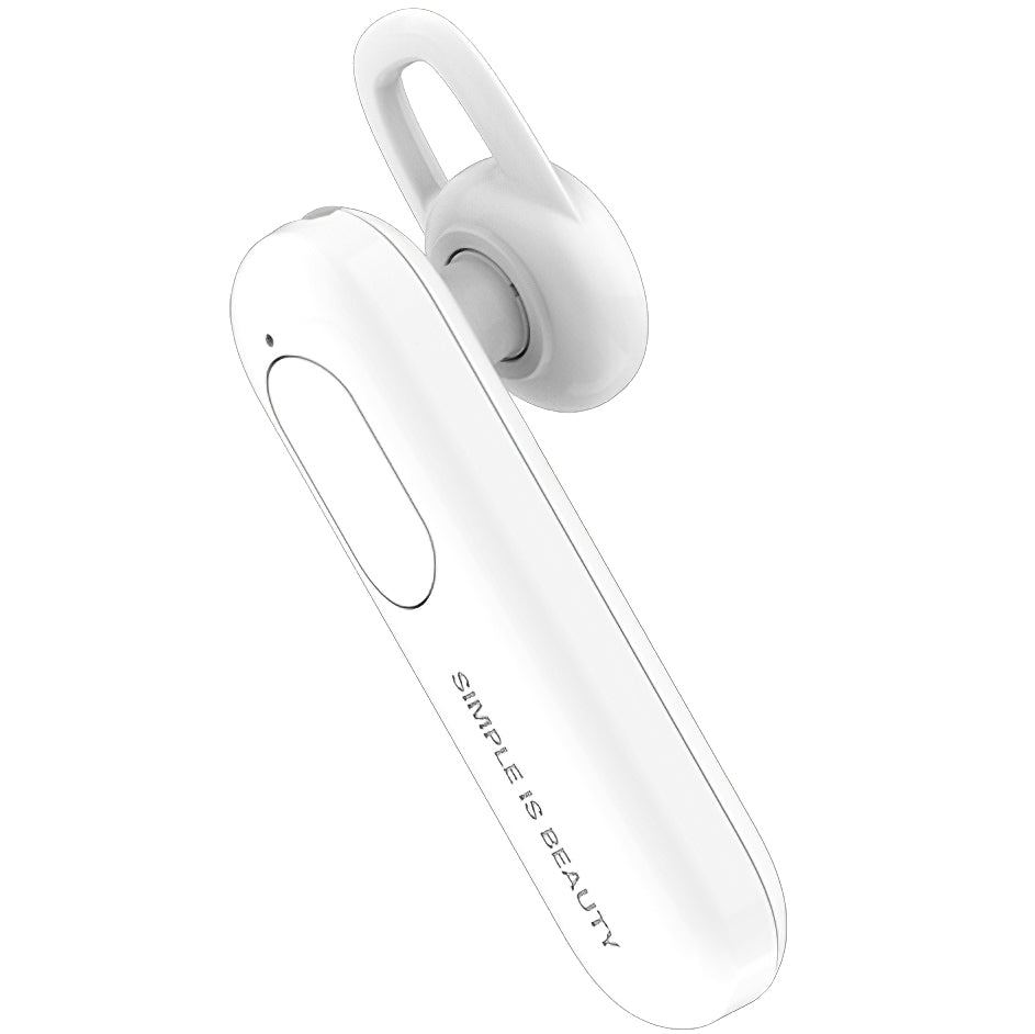 Handsfree Bluetooth XO Design BE4, MultiPoint, A2DP, Hvid