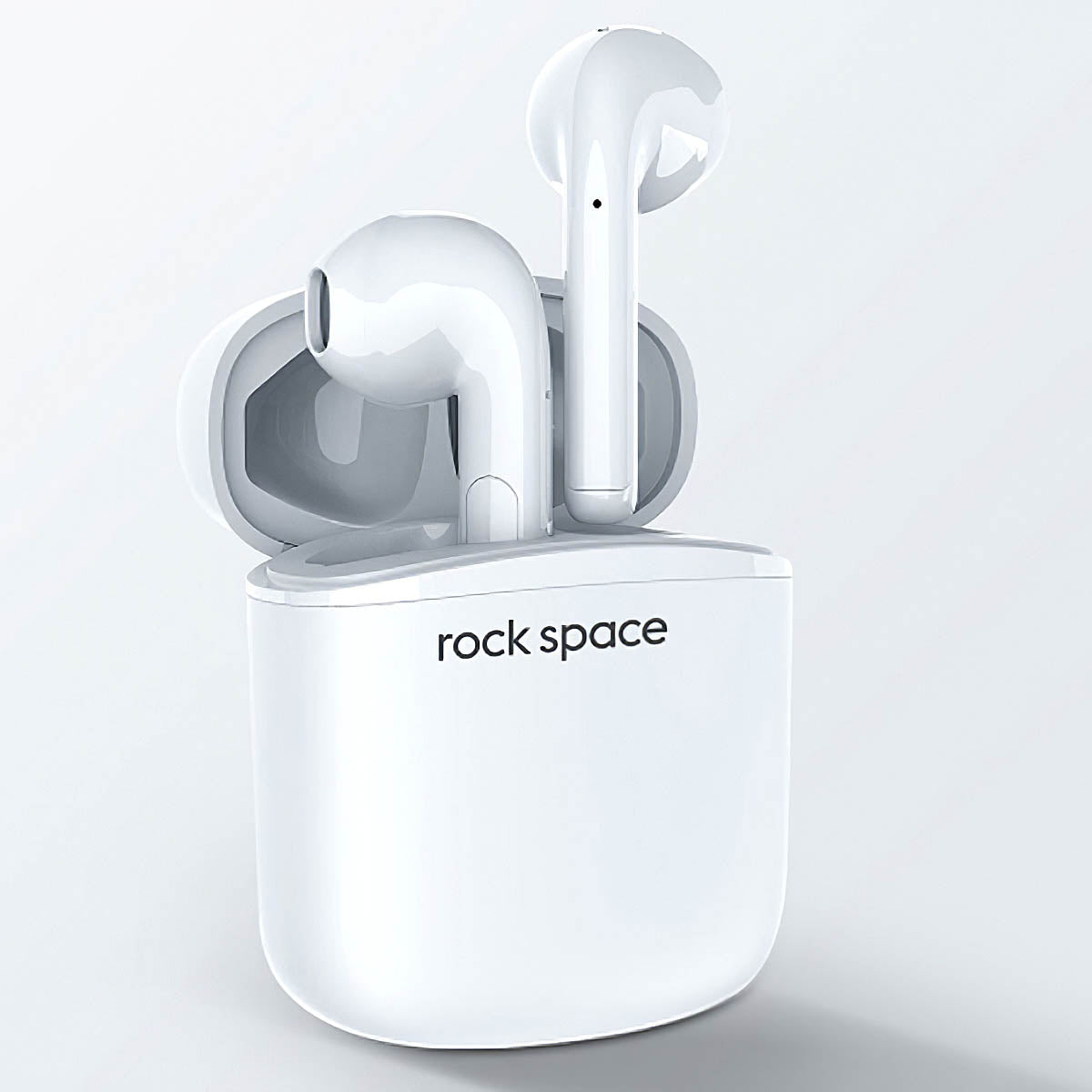 Handsfree Bluetooth Rock Space EB100, TWS, Hvid