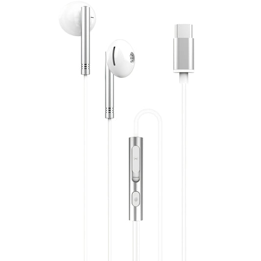 Handsfree USB-C XO Design EP29, Sølv
