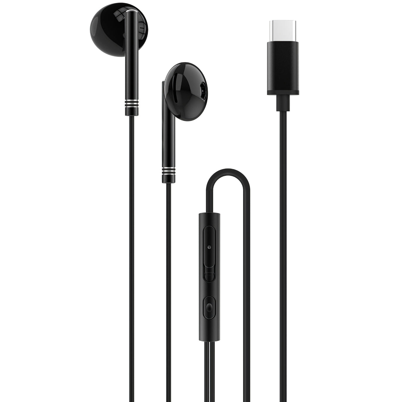 Handsfree USB-C XO Design EP29, Sort