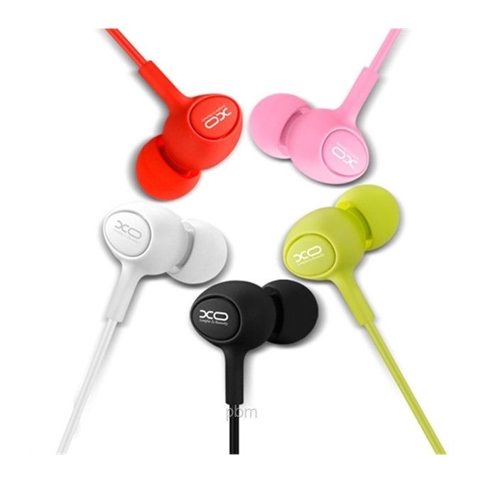Handsfree 3.5mm XO Design S-6 Candy, Hvid
