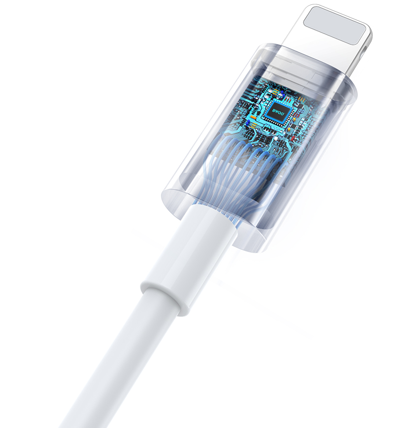 Handsfree Lightning BWOO BO-HF179, Hvid