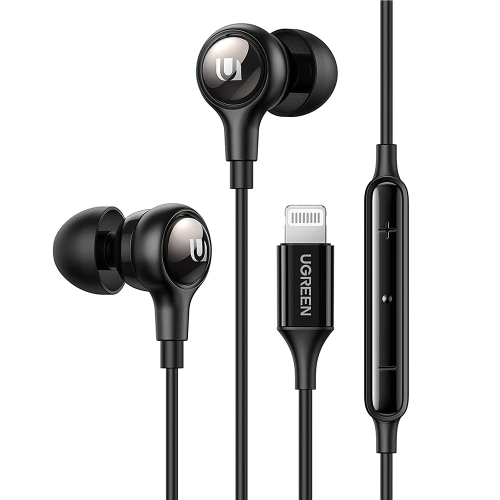 Handsfree Lightning UGREEN 30631, Sort