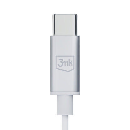 Håndfri USB-C 3MK, hvid 