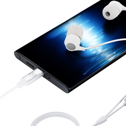 Håndfri USB-C 3MK, hvid 