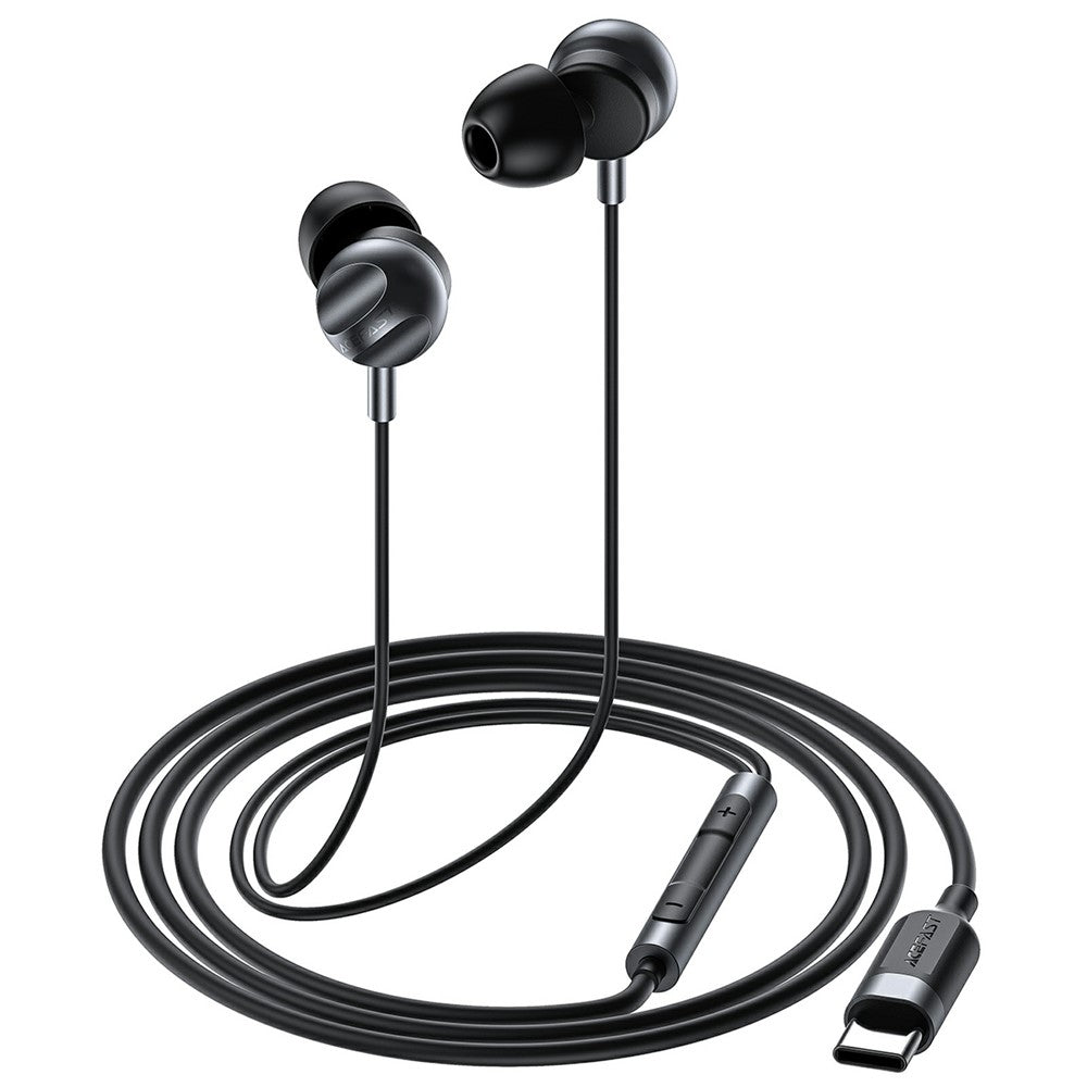 Handsfree USB-C Acefast L6, Sort