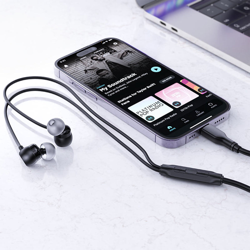 Handsfree USB-C Acefast L8, Sort