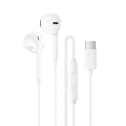 Handsfree USB-C Borofone BM100 Fuente, Hvid