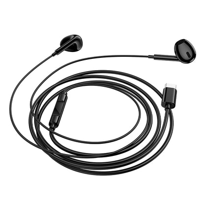 Handsfree USB-C Borofone BM100 Max Fuente, Sort