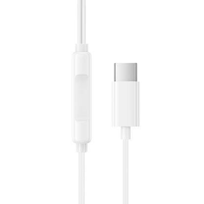 Handsfree USB-C Borofone BM100 Fuente, Hvid