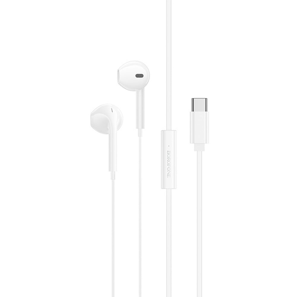 Handsfree USB-C Borofone BM99 Star, Hvid
