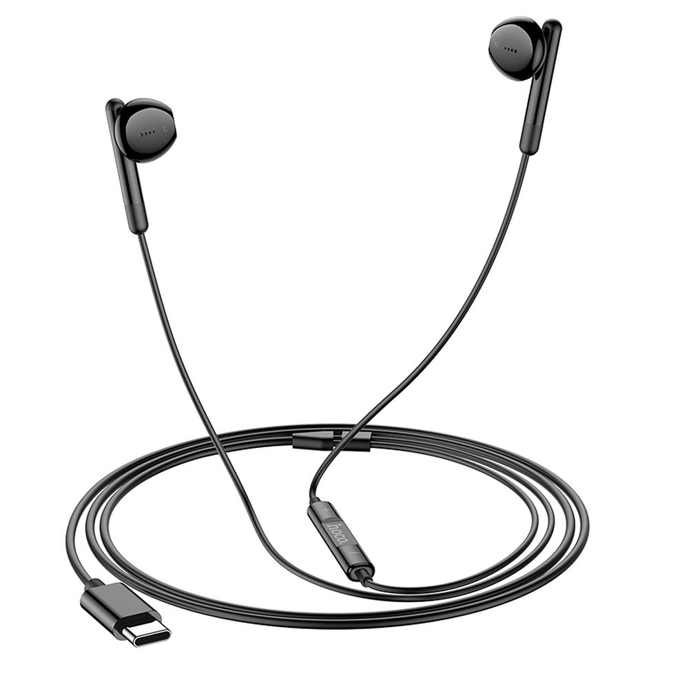 Handsfree USB-C HOCO M93, Sort