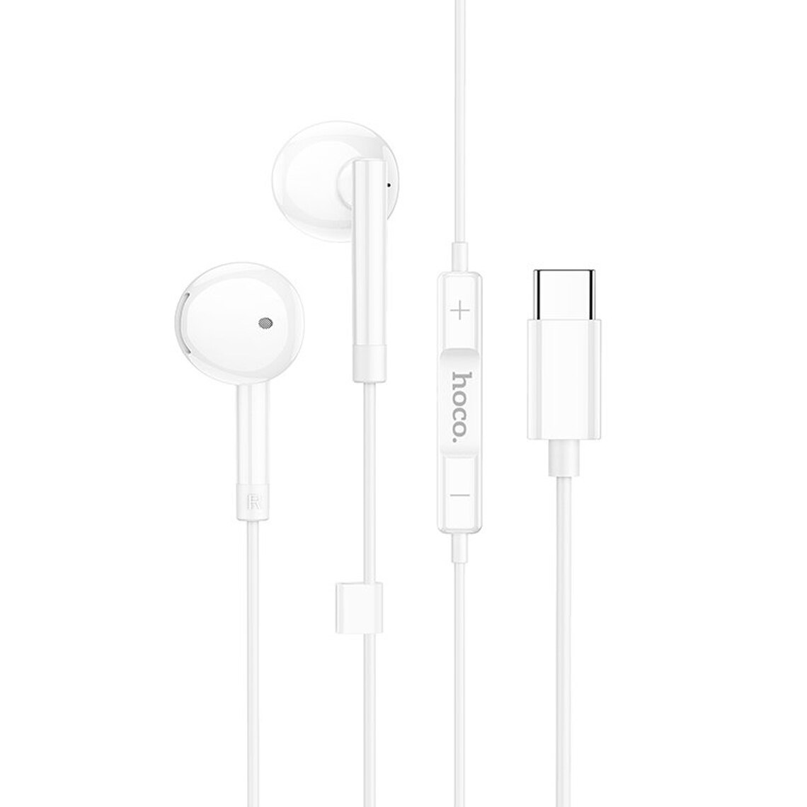 Handsfree USB-C HOCO M95, Hvid