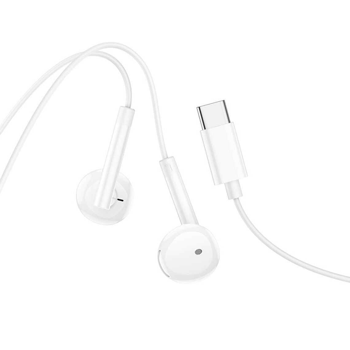 Handsfree USB-C HOCO M95, Hvid