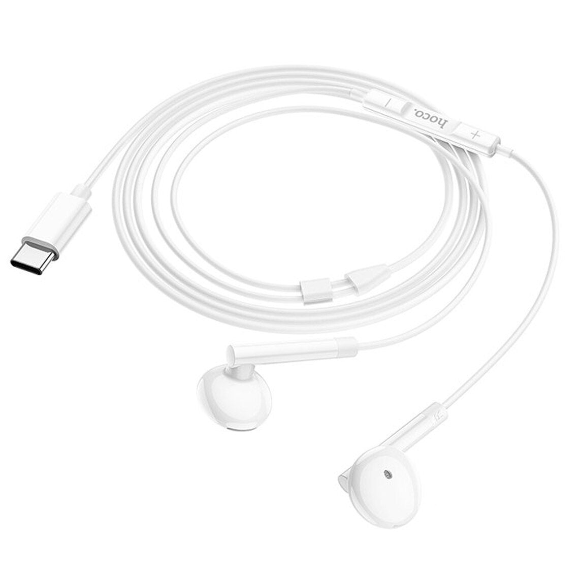Handsfree USB-C HOCO M95, Hvid