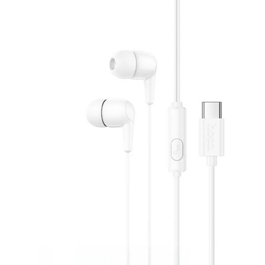 Handsfree USB-C HOCO M97, Hvid