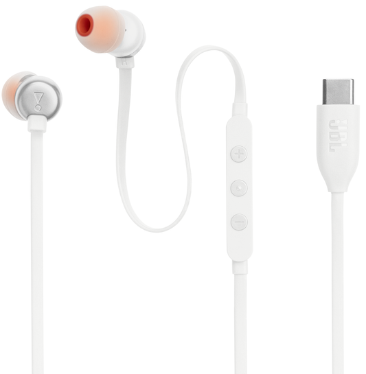 Handsfree USB-C JBL Tune 310C, Hvid JBLT310CWHT
