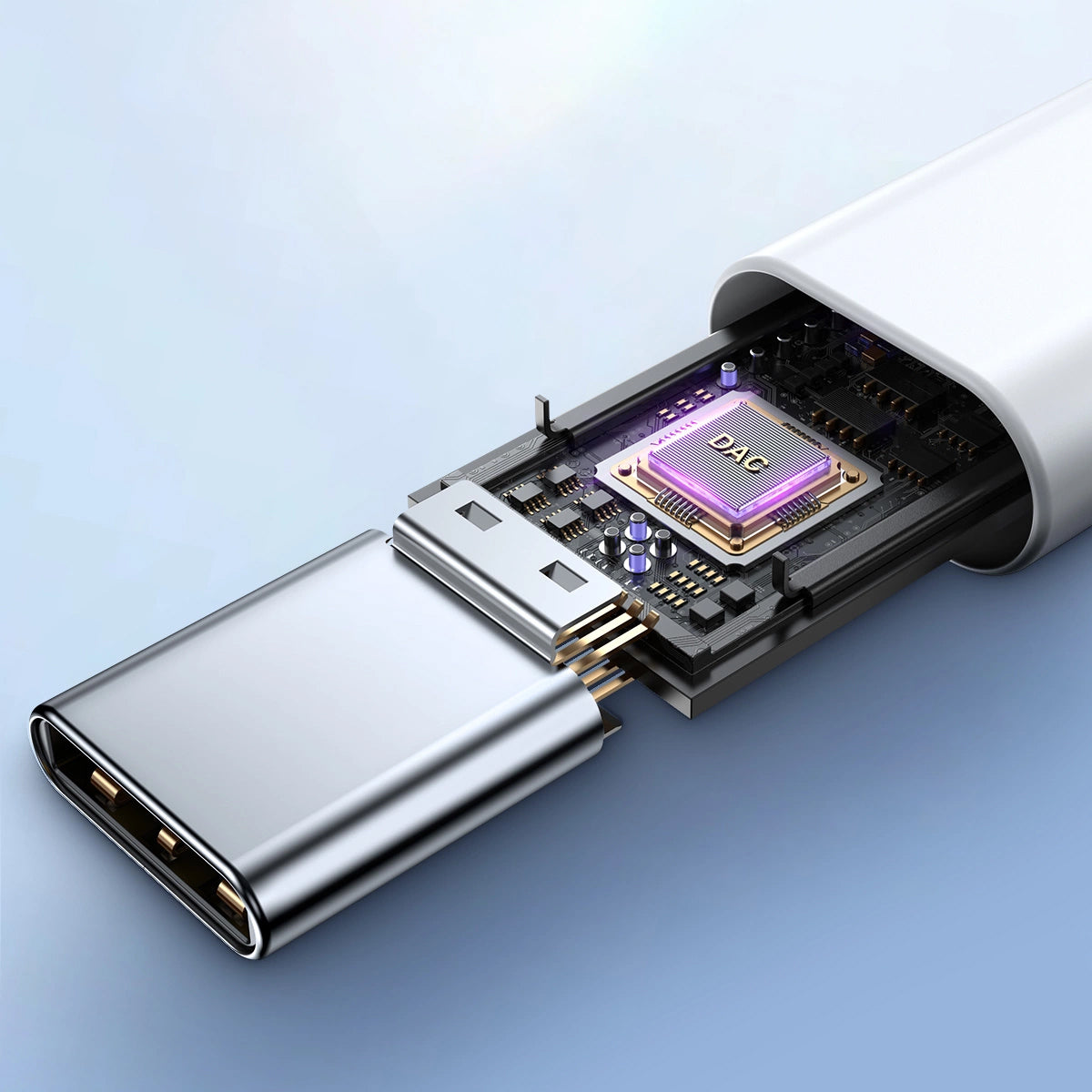 Handsfree USB-C Joyroom JR-EC05, Hvid