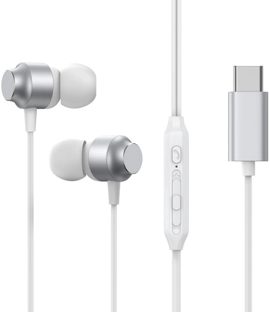 Handsfree USB-C Joyroom JR-EC06, Sølv