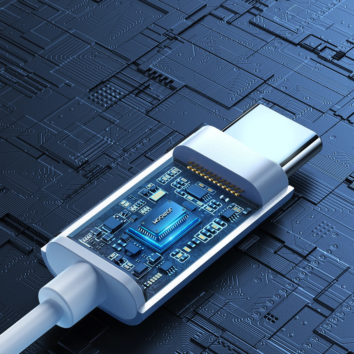 Handsfree USB-C Joyroom JR-EC06, Sølv