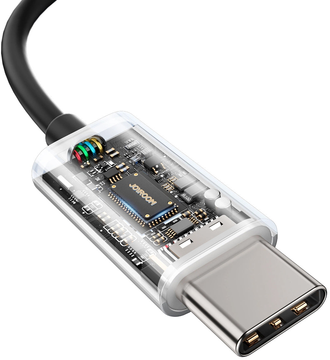 Handsfree USB-C Joyroom JR-EC07, Sort