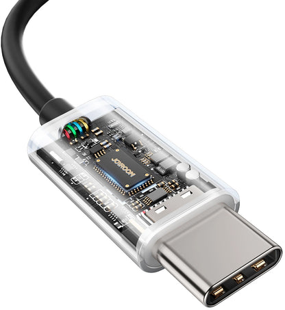 Handsfree USB-C Joyroom JR-EC07, Sort