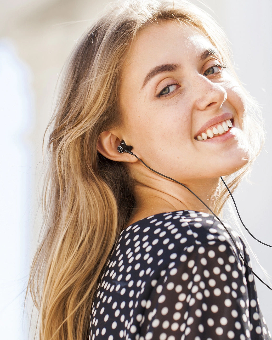 Handsfree USB-C Joyroom JR-EC07, Sort