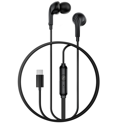 Handsfree USB-C XO Design EP82, Sort
