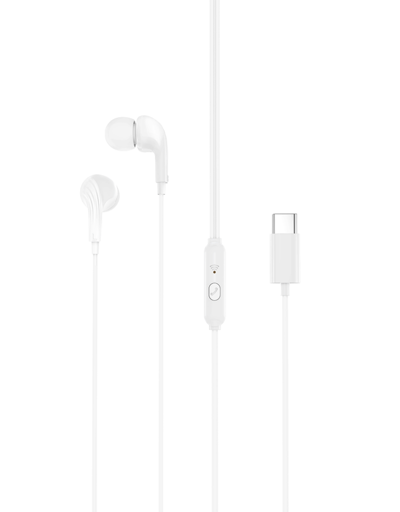 Handsfree USB-C XO Design EP82, Hvid