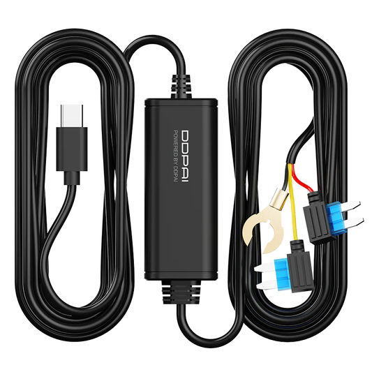 Hardwire DDPAI til Kamera MINI2X / N1 Dual / N2 Dual / N5 Dual / Z50 Pro / Z60 / Z60 Pro