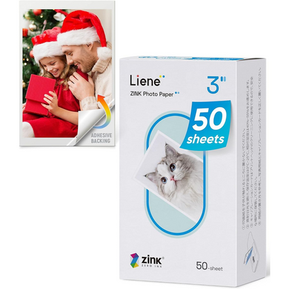 Liene fotopapir til Pearl 2x3 printer, sæt med 50 stk