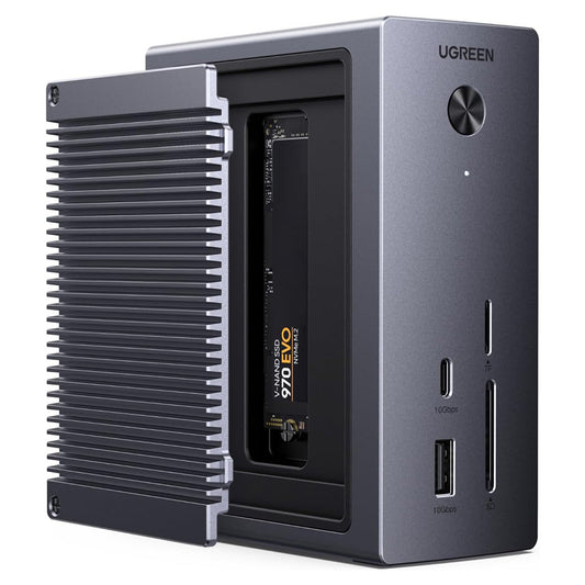 Multifunktionel Hub UGREEN CM923 (55735), 10-i-1, Grå