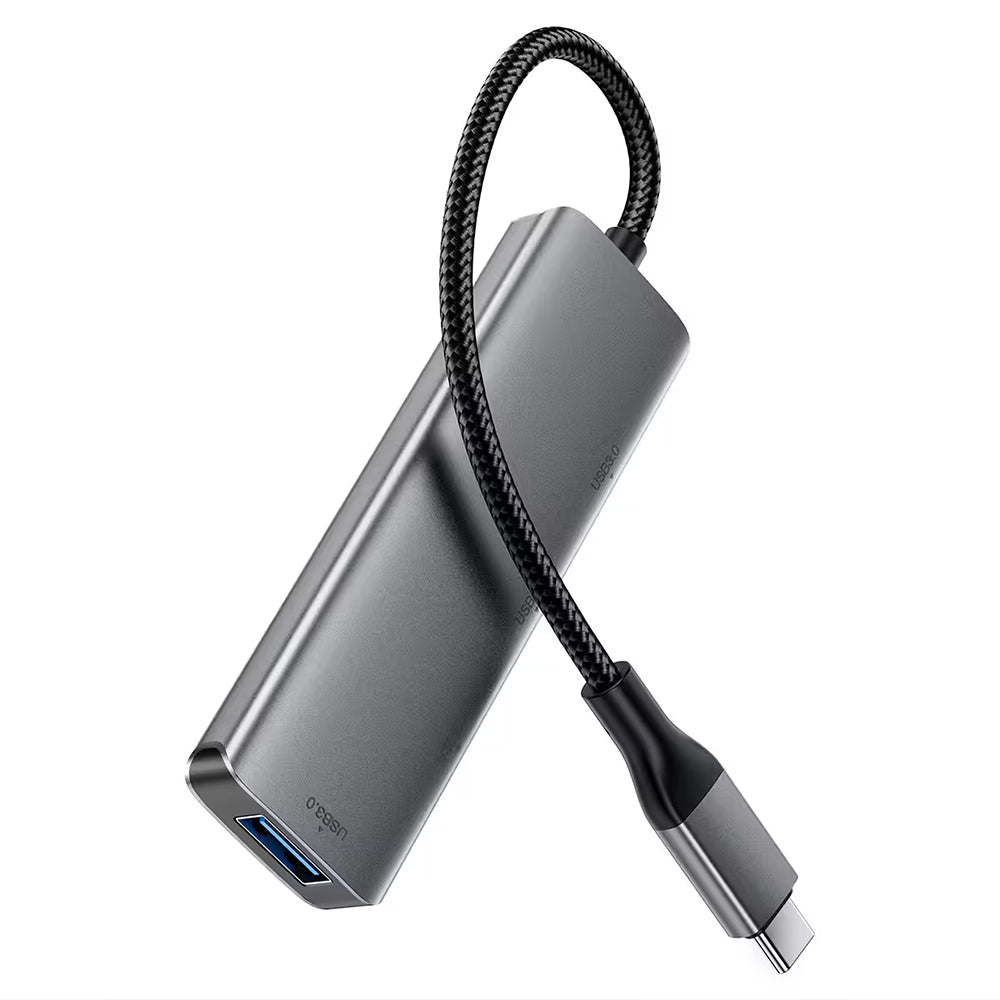 Hub USB-C Acefast J15, 4-i-1, Grå