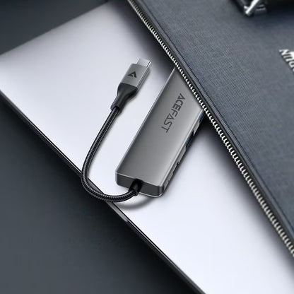 USB-C Hub Acefast J18, 6-i-1, Grå