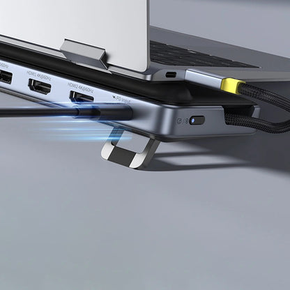Hub USB-C Baseus EliteJoy EH3, 12in1, Grå B00051300111-00