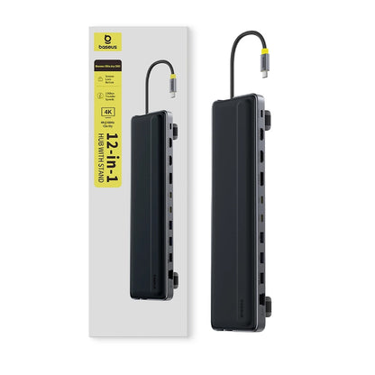 Hub USB-C Baseus EliteJoy EH3, 12in1, Grå B00051300111-00