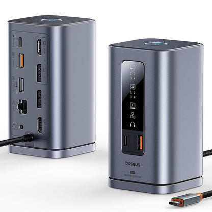 Multifunktionel Hub Baseus Spacemate, 11in1, Grå B0112701