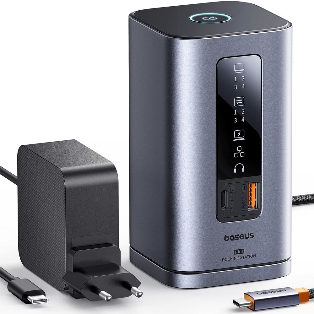 Multifunktionel Hub Baseus Spacemate, 11in1, Grå B0112701