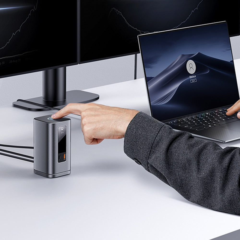 Multifunktionel Hub Baseus Spacemate, 11in1, Grå B0112701