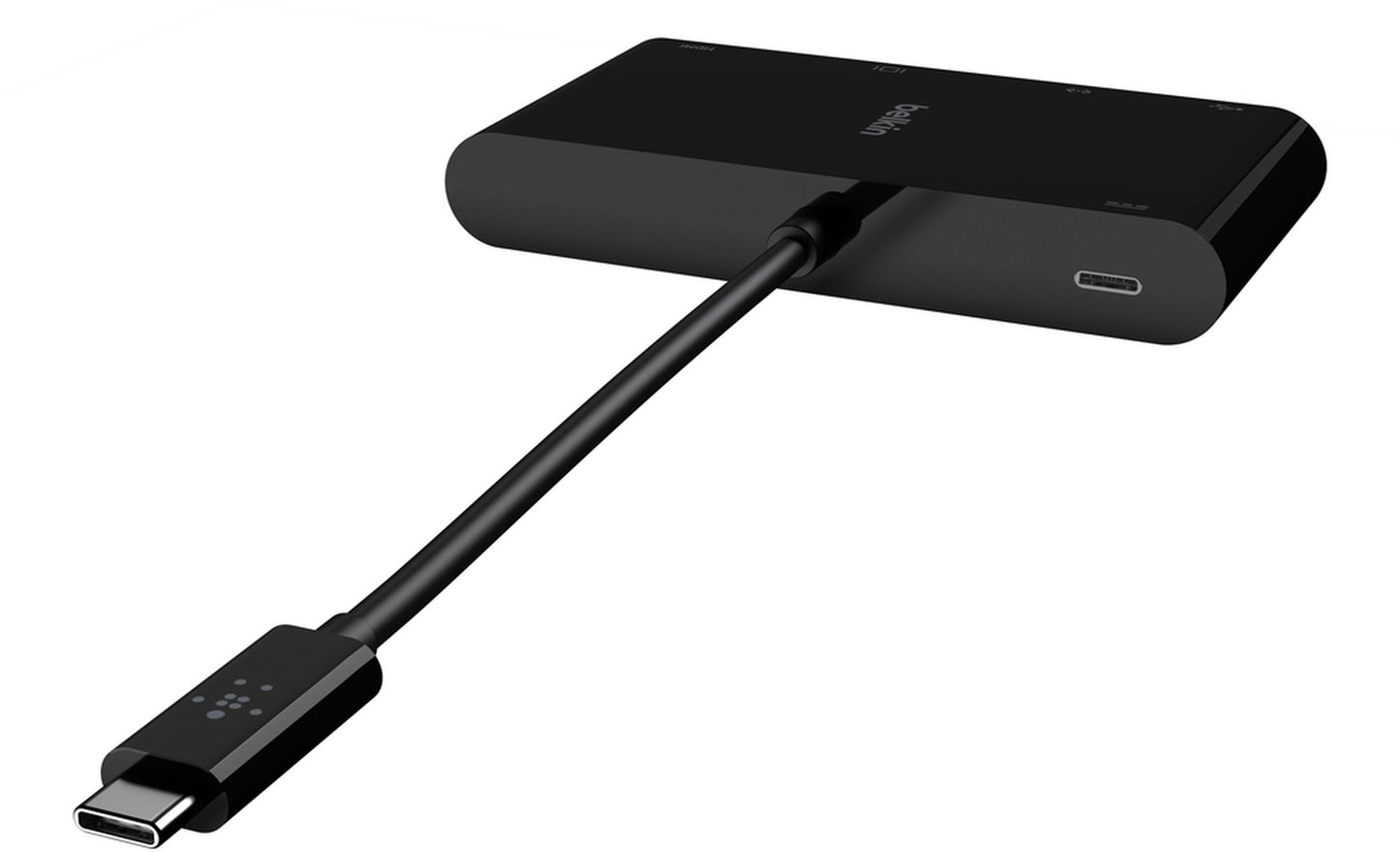 Belkin Connect USB-C Hub, 1 x USB-A 3.0 - 1 x USB-C - 1 x HDMI - 1 x VGA - 1 x RJ45, Sort AVC004btBK