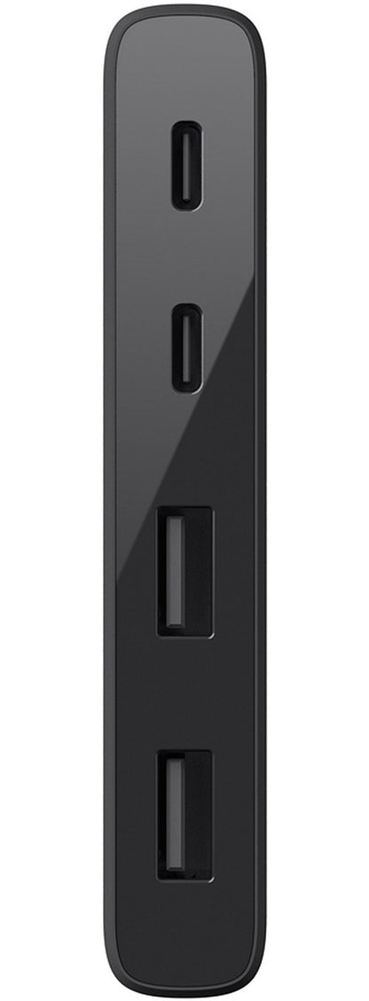Belkin Mini USB-C Hub, 2 x USB-A 3.1 - 2 x USB-C, Black F4U090btBLK