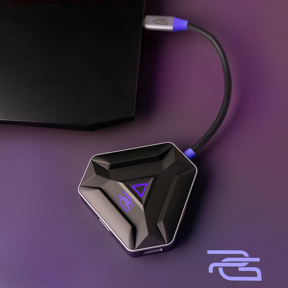 Hub USB-C Proove Spectre, 5in1, Grå HBPG10221205