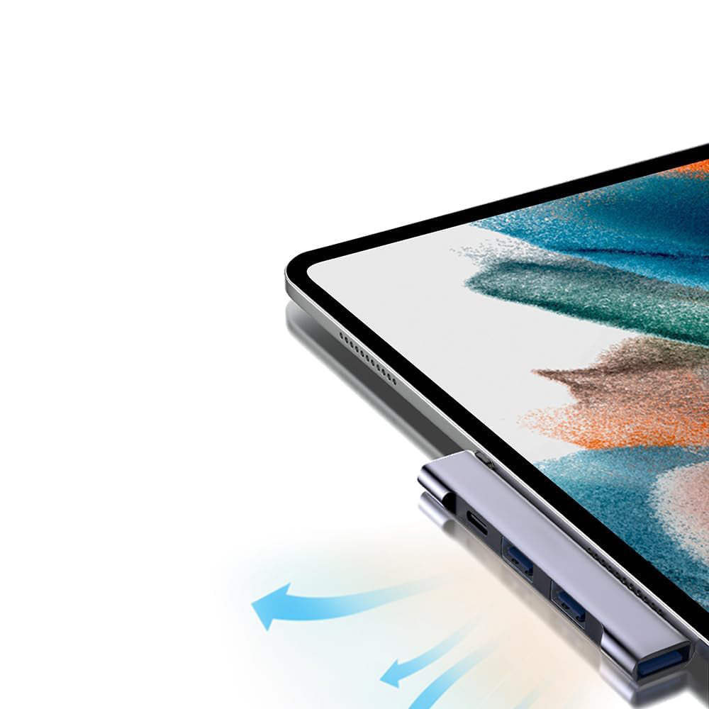 USB-C Techsuit H12 ZenithDock Hub, 4in1, Gray