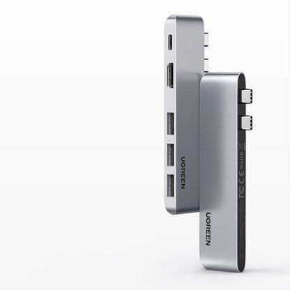 UGREEN USB-C Hub til Apple MacBook Pro / Air-serien, 3 x USB-A 3.0 - 1 x USB-C - 1 x HDMI, Grå