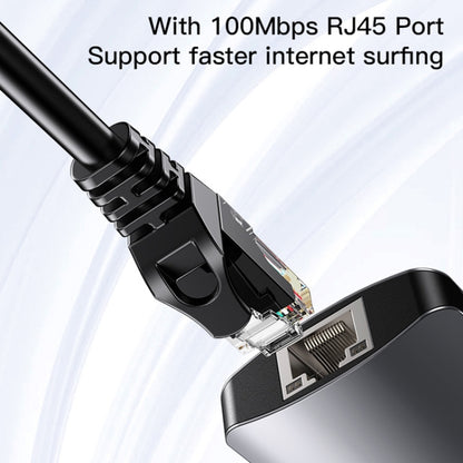 USB-C Hub Yesido HB15, 6i1, Grå